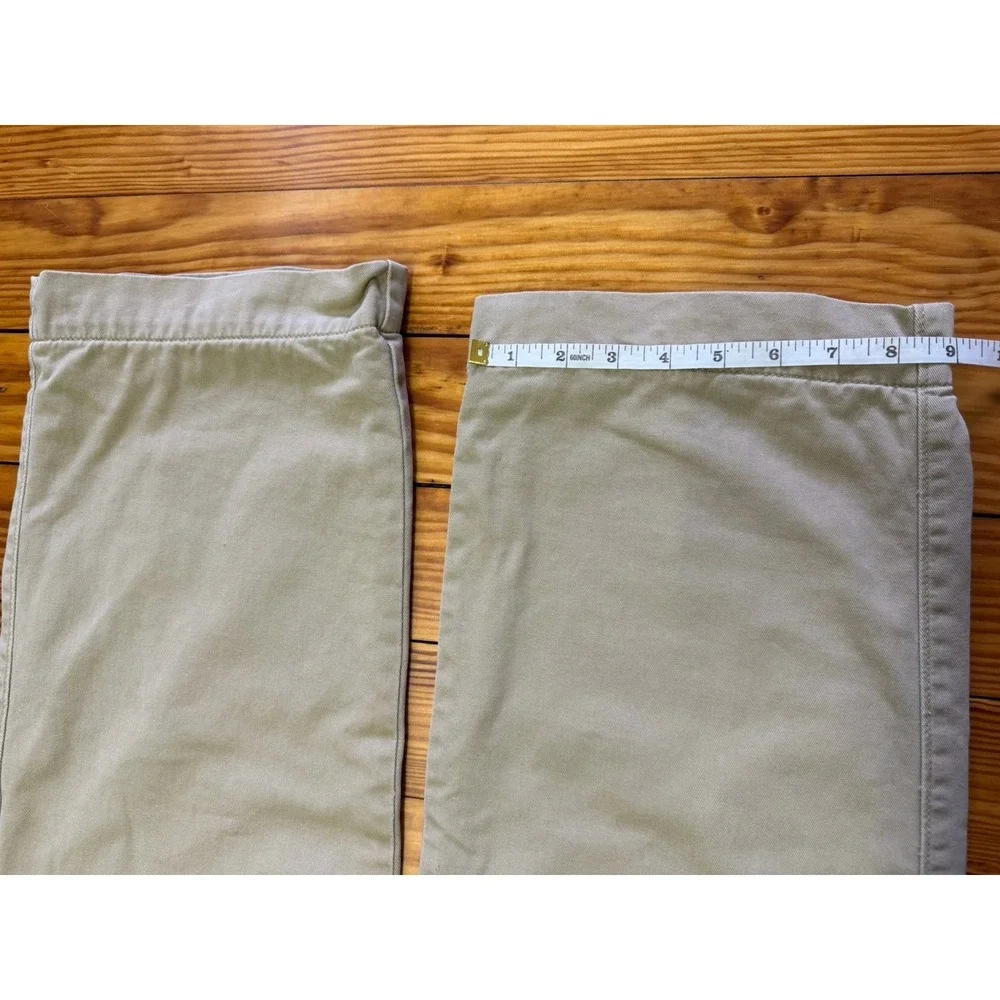 Eddie Bauer Legend Wash Flannel Lined Khaki Chino Pants Men's‎ 34x32 4886 - Picture 10 of 14